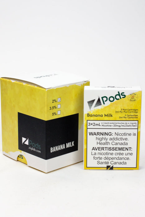 ZPOD S-Compatible Pods Box of 5 packs (20 mg/mL)-Banana Milk - One Wholesale