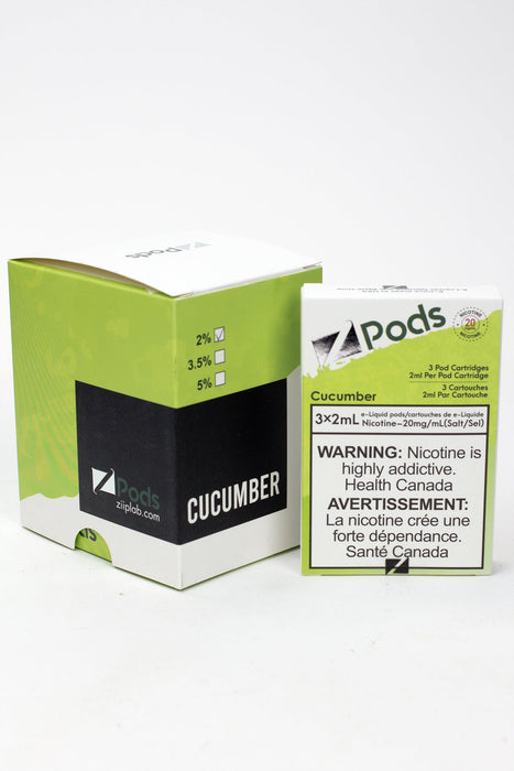 ZPOD S-Compatible Pods Box of 5 packs (20 mg/mL)-Cucumber - One Wholesale