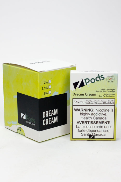 ZPOD S-Compatible Pods Box of 5 packs (20 mg/mL)-Dream Cream - One Wholesale