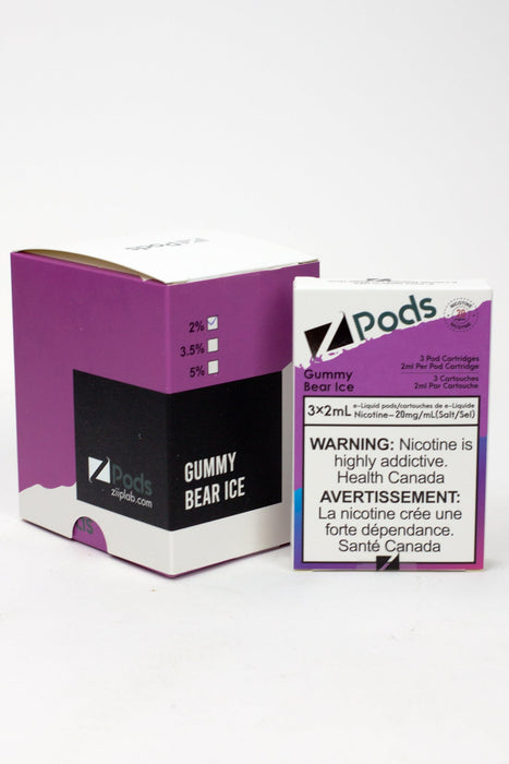 ZPOD S-Compatible Pods Box of 5 packs (20 mg/mL)-Gummy Bear Ice - One Wholesale