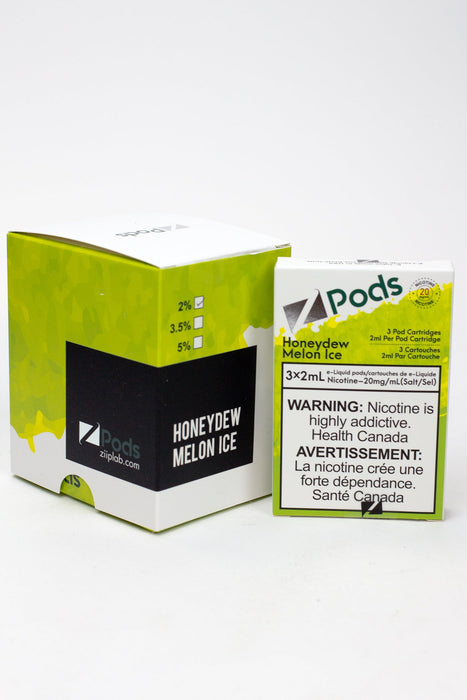 ZPOD S-Compatible Pods Box of 5 packs (20 mg/mL) E-liquid Pods ONE Honeydew Melon Ice
