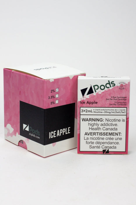 ZPOD S-Compatible Pods Box of 5 packs (20 mg/mL)-Ice Apple - One Wholesale