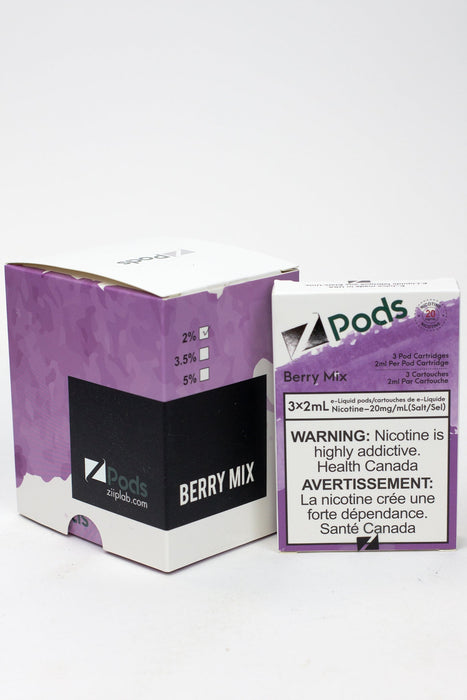 ZPOD S-Compatible Pods Box of 5 packs (20 mg/mL) E-liquid Pods ONE