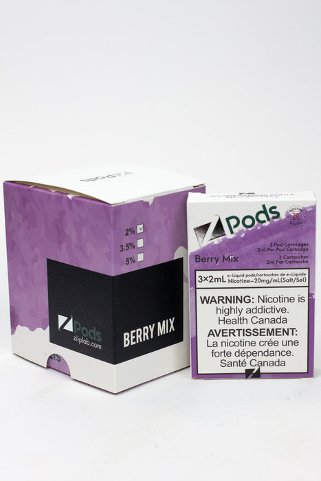 ZPOD S-Compatible Pods Box of 5 packs (20 mg/mL)-Berry Mix - One Wholesale