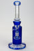 10" 2-in-1 Blue sandblast graphic bubbler Bongs ONE