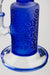 10" 2-in-1 Blue sandblast graphic bubbler Bongs ONE
