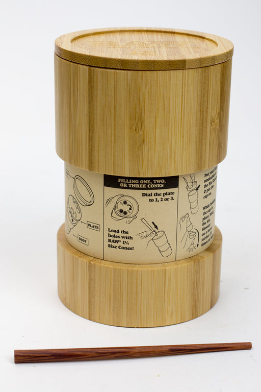 Raw Bamboo six shooter for 1 1/4 size cones- - One Wholesale