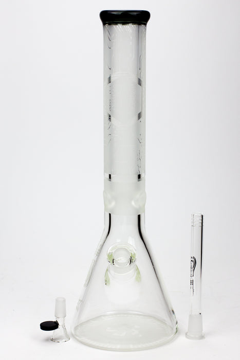 16" Genie 9 mm electric board graphic glass water bong Glass Bong ONE