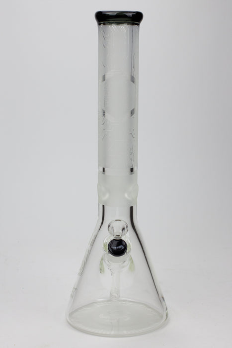 16" Genie 9 mm electric board graphic glass water bong Glass Bong ONE