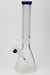 16" Genie 9 mm electric board graphic glass water bong Glass Bong ONE Blue