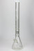 24" Genie 9 mm single percolator glass water bong Bongs ONE White