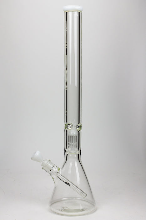 24" Genie 9 mm single percolator glass water bong- - One Wholesale