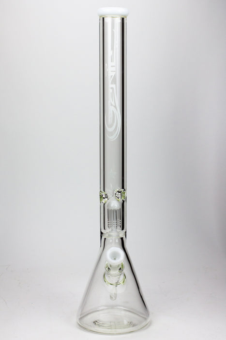 24" Genie 9 mm single percolator glass water bong- - One Wholesale