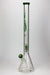 24" Genie 9 mm single percolator glass water bong Bongs ONE Green