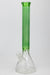 17" Diamond pattern 7 mm glass beaker bong Glass Bong ONE Green