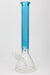 17" Diamond pattern 7 mm glass beaker bong Glass Bong ONE Blue