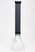 17" Diamond pattern 7 mm glass beaker bong Glass Bong ONE Black