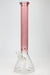 17" Diamond pattern 7 mm glass beaker bong Glass Bong ONE Pink