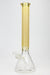 17" Diamond pattern 7 mm glass beaker bong Glass Bong ONE Golden