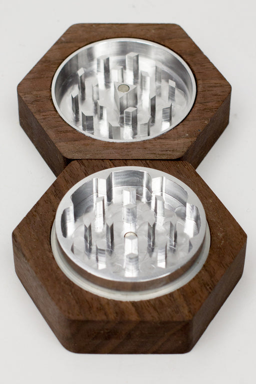 Genuine Walnut 2 parts Grinder- - One Wholesale