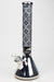16" Luxury pattern 7 mm metallic beaker bong Glass Bong ONE Silver