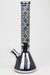 16" Luxury pattern 7 mm metallic beaker bong Glass Bong ONE