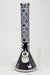16" Luxury pattern 7 mm metallic beaker bong Glass Bong ONE