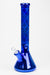 16" Luxury pattern 7 mm metallic beaker bong Glass Bong ONE Blue