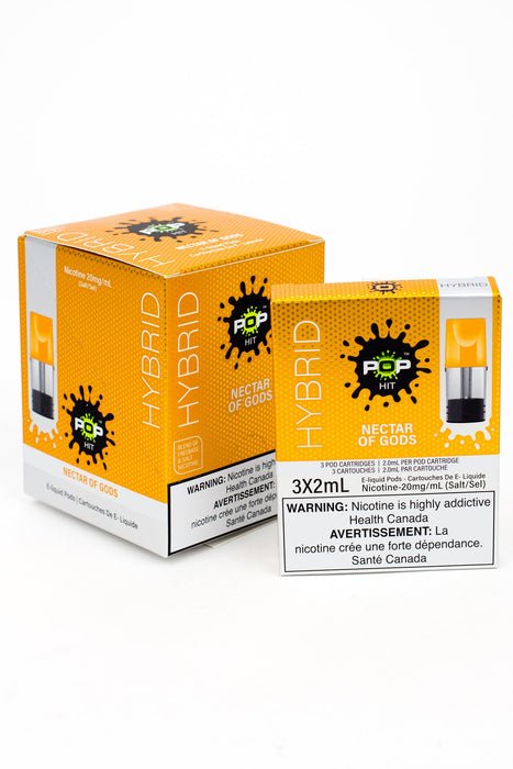 HYBRID Pop Hit STLTH Compatible Pods Box of 5 packs (20 mg/mL)-Nectar Of Gods - One Wholesale