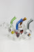 6.5" Oil burner color tube water pipe Bongs ONE PGB572