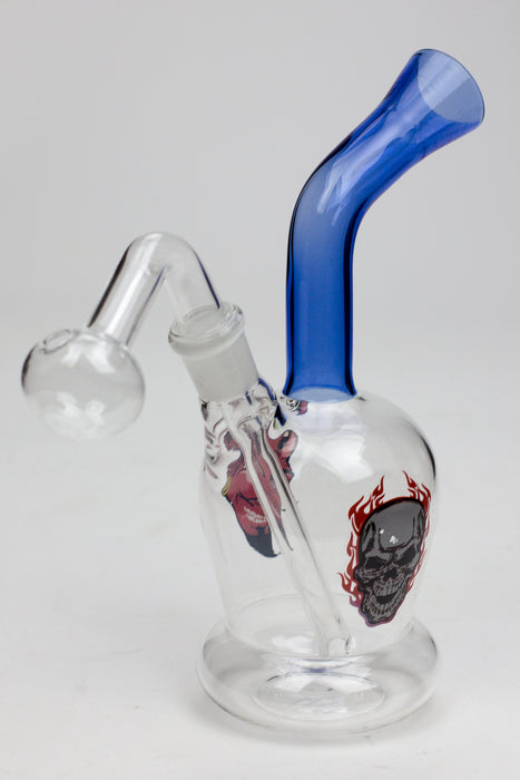 6.5" Oil burner color tube water pipe Bongs ONE