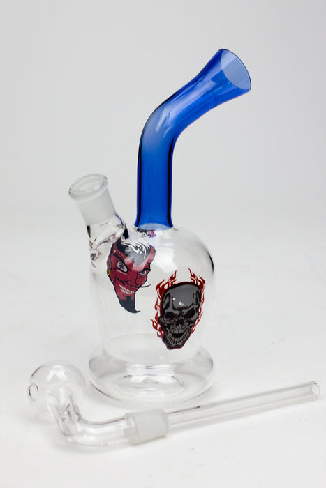 6.5" Oil burner color tube water pipe Bongs ONE