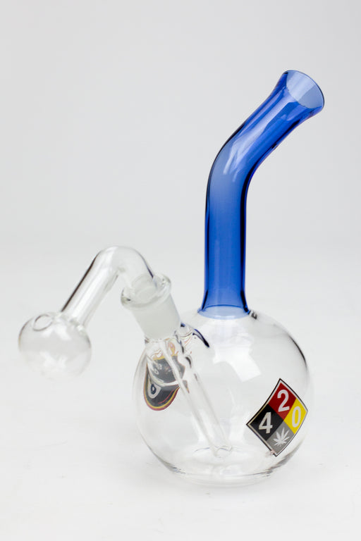 6.5" Oil burner color tube water pipe Glass Rig ONE