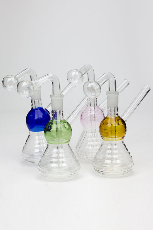 6.5" Oil burner tube water pipe with carb hole Glass Rig ONE