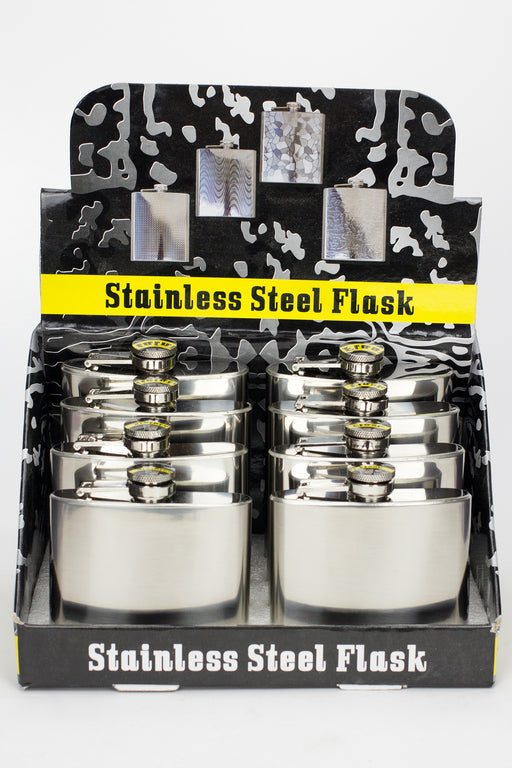 Stainless Steel Pocket sliver Hip Flask Box of 8 Balloon · Party · Game ONE