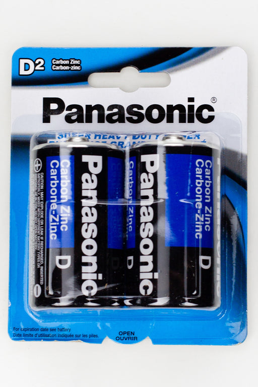 Panasonic Super Heavy duty power D2 Batteries Box of 12- - One Wholesale
