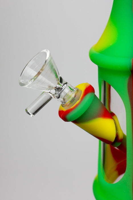 8.5" Acrylic and Silicone water bong - Assorted Colours Resin · Silicone · Plastic Bong ONE