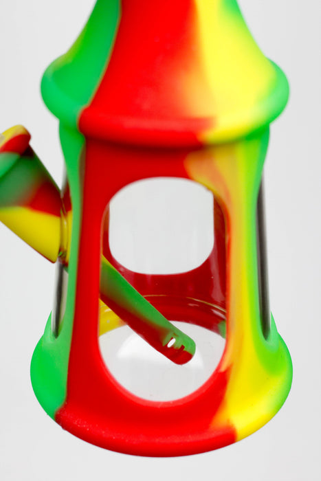 8.5" Acrylic and Silicone water bong - Assorted Colours Resin · Silicone · Plastic Bong ONE