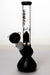 10" ghost  3 arms percolator water bong-Black-807 - One Wholesale