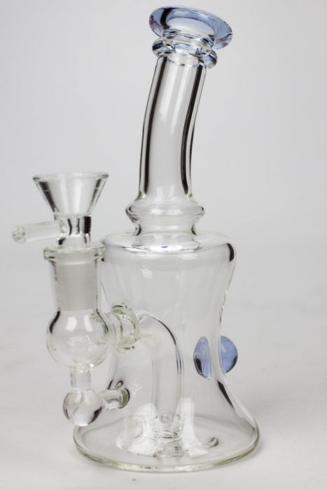 6" 2-in-1 fixed 3 hole diffuser Skirt bubbler-Purple - One Wholesale