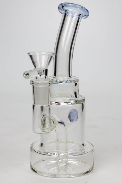 6.5" 2-in-1 fixed 3 hole diffuser bubbler-Purple - One Wholesale