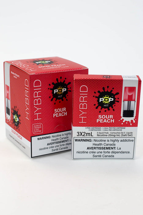 HYBRID Pop Hit STLTH Compatible Pods Box of 5 packs (20 mg/mL)- - One Wholesale