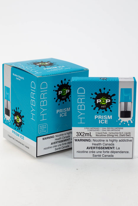 HYBRID Pop Hit STLTH Compatible Pods Box of 5 packs (20 mg/mL)-Prism Ice - One Wholesale