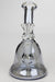 6" fixed 3 hole diffuser bell Metallic tinted bubbler- - One Wholesale