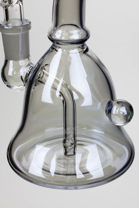 6" fixed 3 hole diffuser bell Metallic tinted bubbler- - One Wholesale