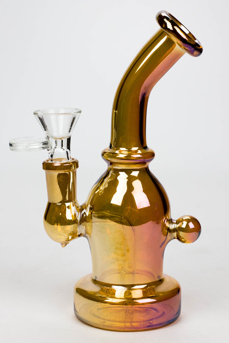 6.5" fixed 3 hole diffuser Metallic tinted bubbler- - One Wholesale