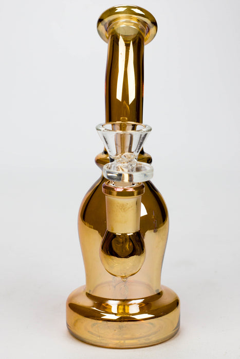 6.5" fixed 3 hole diffuser Metallic tinted bubbler- - One Wholesale