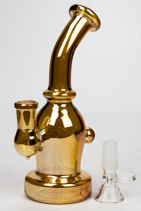 6.5" fixed 3 hole diffuser Metallic tinted bubbler- - One Wholesale