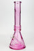 12" colored soft glass water bong-Pink - One Wholesale