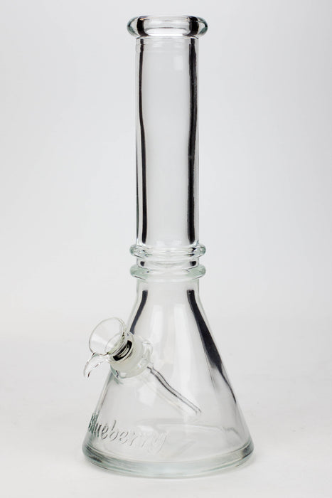 10" colored soft glass water bong-Clear - One Wholesale